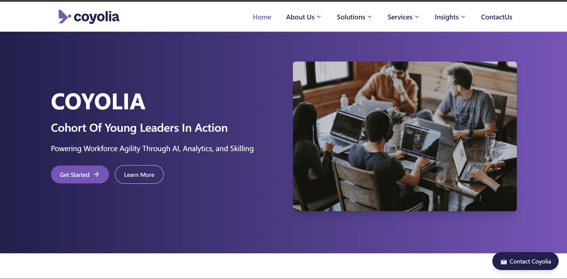 Coyolia Technology Website Preview